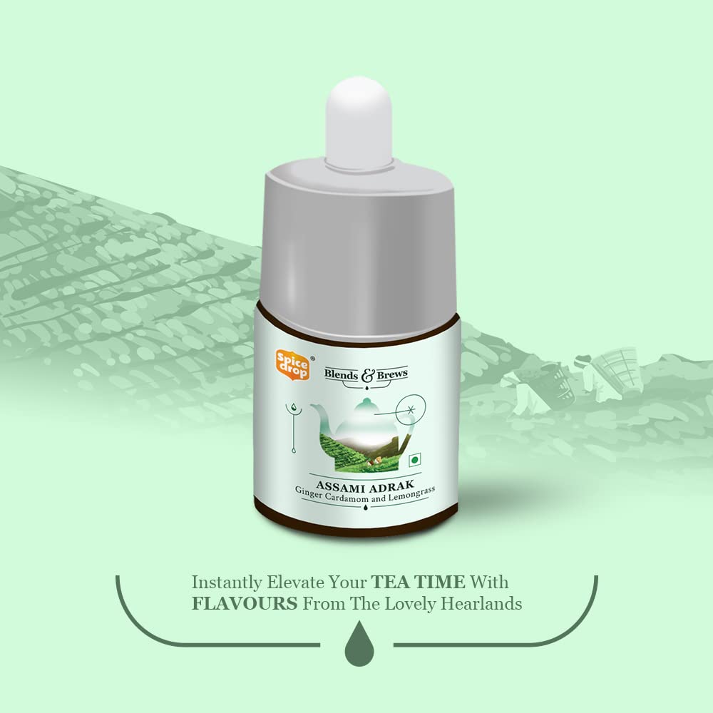 Spice Drop Tea & Coffee Extract | Premium Quality, Unsweetened, Non-GMO, Vegan | 0.17 Fl Oz (Pack of 1)