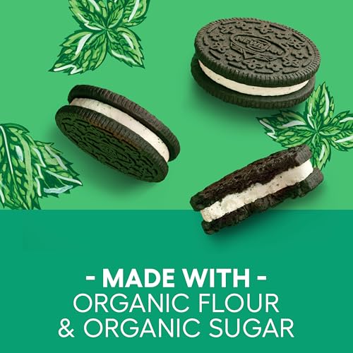 Newmans Own Newman-Os Sandwich Crèmes, Hint-O-Mint, 13 Ounce (Pack Of 6)