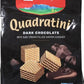 Loacker Wafer Quadrini Dark Chocolate, 8.82 Ounce (Pack of 1), Model 214511