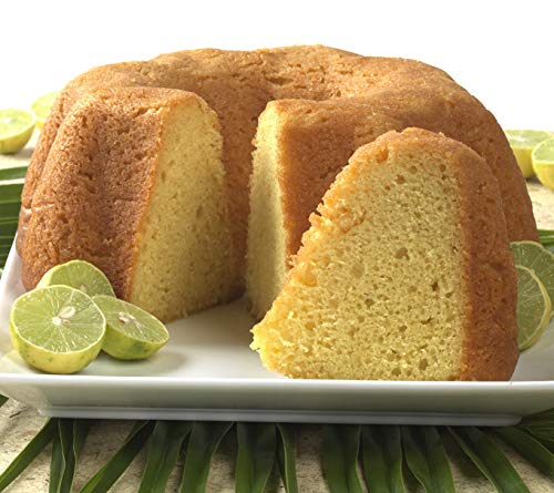 TORTUGA Caribbean Key Lime spirit-inspired flavor Cake - 16 oz - Gourmet Gift for Baskets, Parties, Holidays, and Birthdays