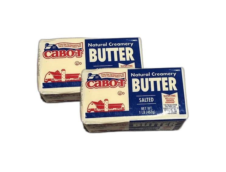 Generic Cabot Block Salted Butter -1 LB Pack of 2
