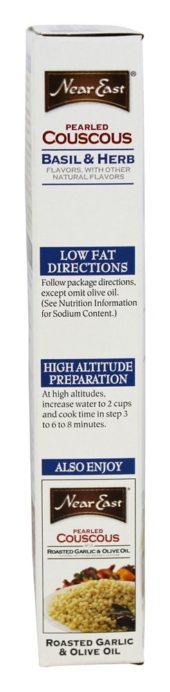Near East, Basil Herb/Olive Oil Cous Cous, 5 Ounce