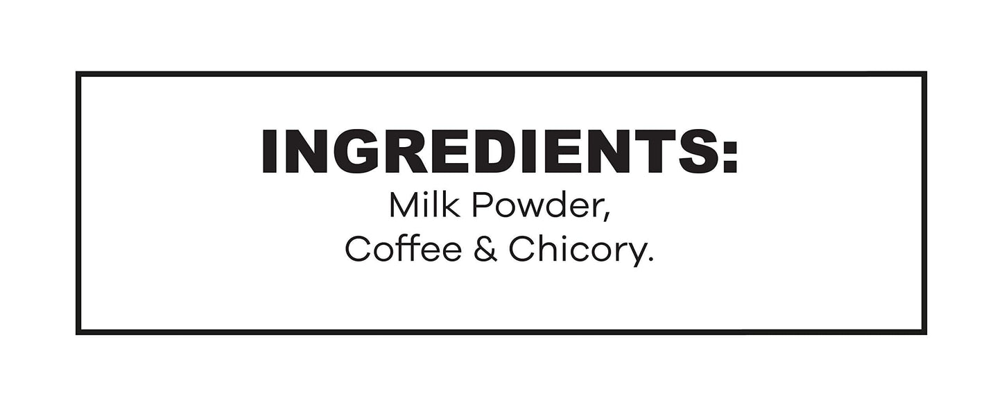 Quik Caf   Unsweetened Madras Coffee - 10 Count - All Natural Preservative Free Authentic Instant Coffee Latte
