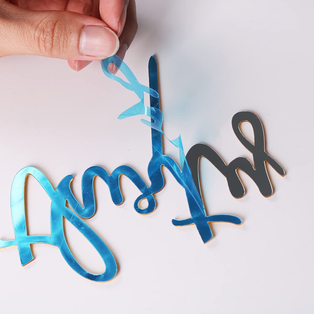 Qertesl Acrylic Thirty Cake Topper,30Th Birthday Cake Toppers, 30Th Anniversary Party Decorations Supplies- Double Sided Gold Gl