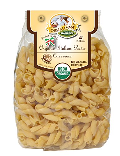 Mantova Caserecce Bronz Die Pasta Italian Bronze Die Caserecce Pasta - 100% Durum Wheat Semolina Bronze Die Caserecce - 16 Oz (Pack Of 6) - Product Of Italy