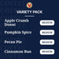 Victor Allens Coffee Autumn Favorites Variety Pack, 96 Count Single Serve Pods for Keurig, Includes Apple Cspirit-inspired flavorb, Pumpkin Spice, Pecan Pie, Cinnamon Bun