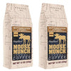Moose Munch Gourmet Ground Coffee By Harry & David, 2/12 Oz Bags (Butterscotch Caramel)