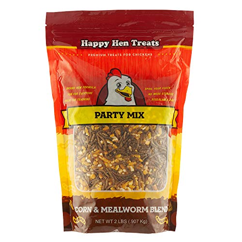 Happy Hen   Party Mix Mealworm And Corn, 2-Pound