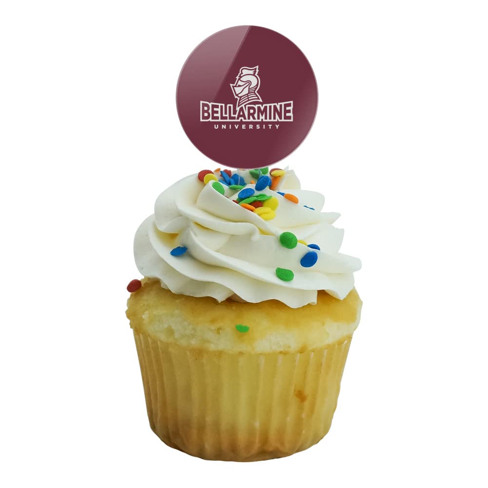 Graphics & More Bellarmine University Primary Logo Cupcake Picks Toppers Decoration Set Of 6