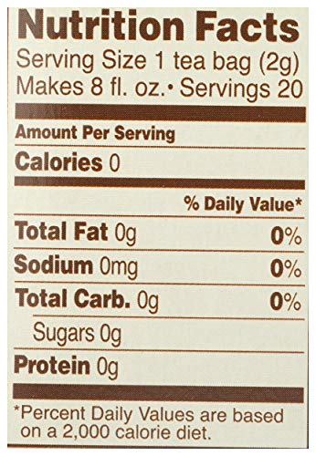 Celestial Seasonings Wild Berry Zinger Tea Bags - 20 Count - Model BHC-016 - White