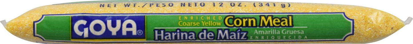 Goya Foods Coarse Yellow Corn Meal, 12 Ounce, Pack of 24, Model 5102