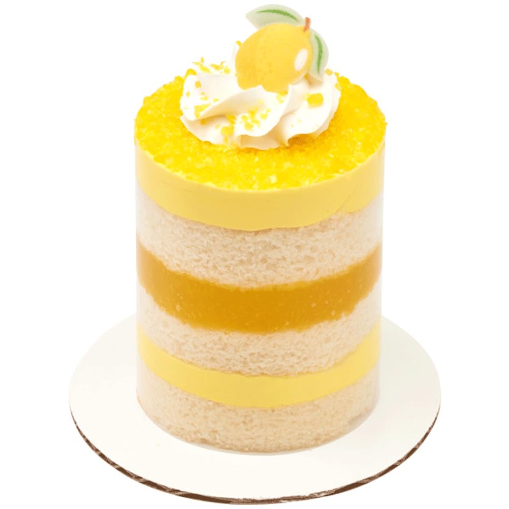 Fruit Shaped Sugar Decorations Cookie Cupcake Cake Edible Toppers 12 Pc (Lemons)