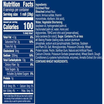 Pillsbury Butter Flake Crescent Rolls, Dough, 8 Rolls, 8 oz