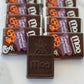 Moo Chocolates All Natural Dark Chocolate Mini Bars With Caramelized Salty Pretzel 0.7 Oz, 14 Ct (Pack Of 1) | 100 Calorie Snack