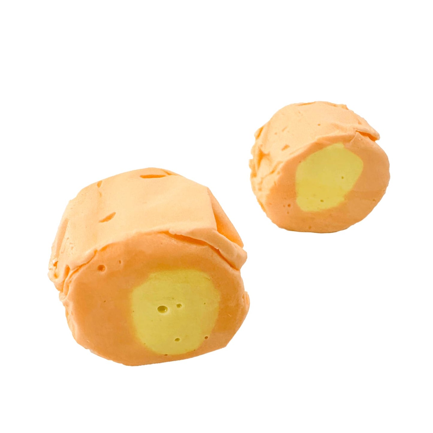 Mango Salt Water Taffy by Snack Attack, Individually Wrapped Bulk 1lb Bag - Chewy Saltwater Taffy Candy, Classic Mango Flavor | 