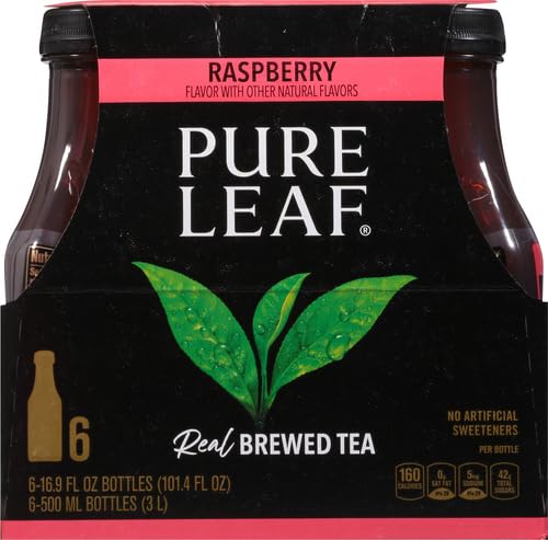 Pure Leaf Raspberry Iced Tea, 16.9 Fl Oz (Pack of 6)