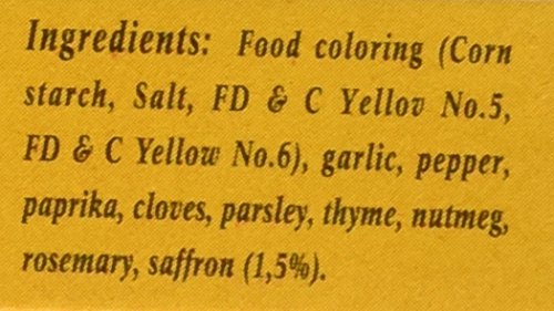 Paella Seasoning Sachets with Saffron