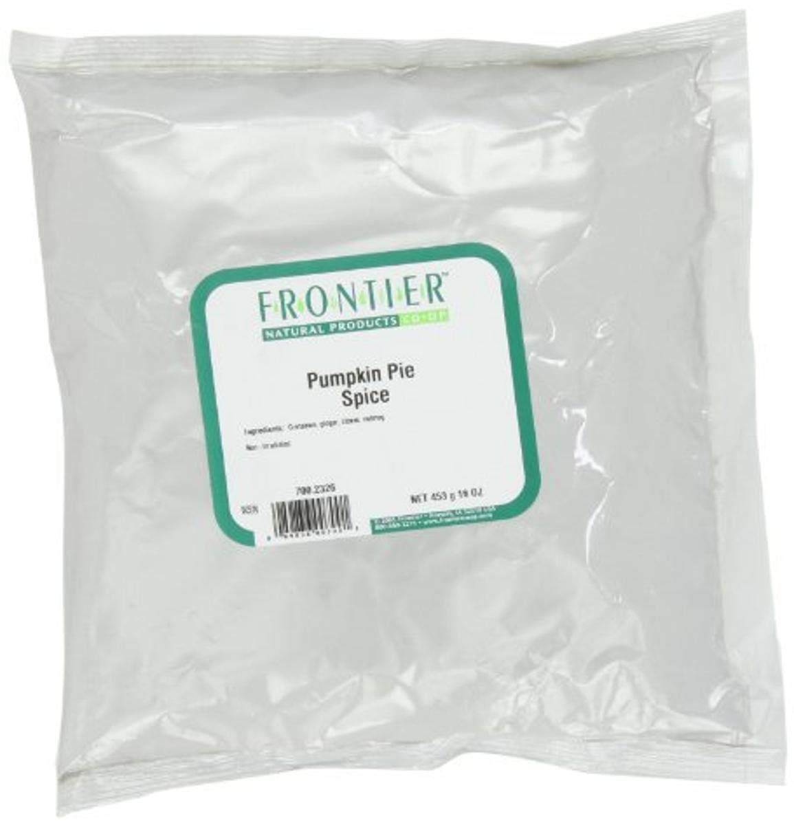 Frontier Co-op Pumpkin Pie Spice, 16 Ounce Bulk Bag, Nutmeg, Cloves, Ginger & Cinnamon, Kosher