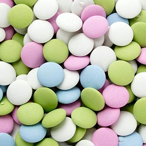 Bayside Candy Mint Lentils - Mini Pastel Chocolate Mint Lentils - Pastel Dark Chocolate Mint Lentils (2.5LB)