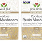 Now Foods Give A Tea Rooibos Reishi Mushroom, 24 Tea Bags (Pack Of 2)