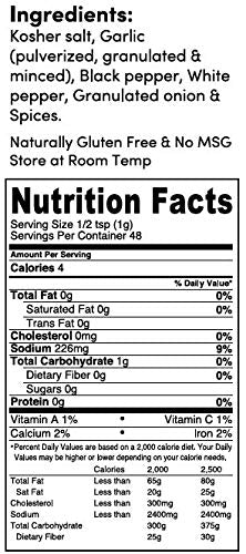 Chef Tims Savory All Purpose Seasoning 4 Oz. (Pack Of 4) Good On Anything That Walked Swam Flew Or Grew.
