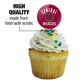 GRAPHICS & MORE Cupcake Picks Set of 6, Acrylic, Central Washington University, One Size, Model CUPCAKE.ROUND.CLCCWU.Z008874