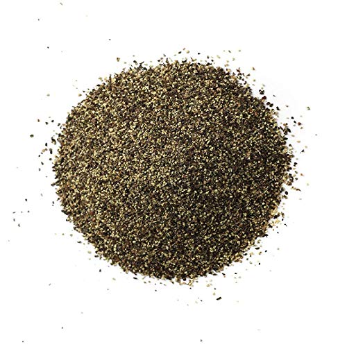 Spiceology Ground Black Pepper - Semi-Coarse, 16 oz - Perfect for Beef, Pork, Chicken, Fish, Game, and Vegetables