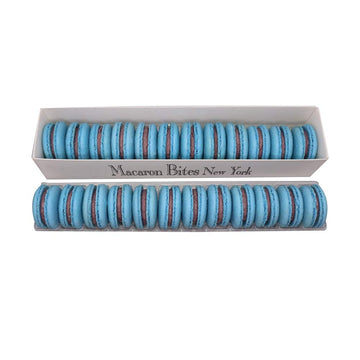 Macarons Gift Box Of 24 - Blueberry