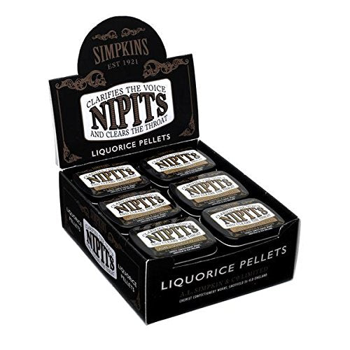 Simpkins Nipits Liquorice Pellets Original 11 G (6 Pack)