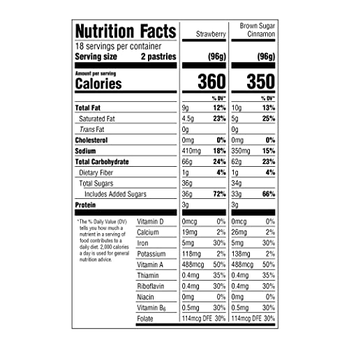 large online retailer Grocery Frosted Toaster Pastries Club Pack - 24 ct Strawberry & 12 ct Brown Cinnamon Sugar - 61.2 Ounce