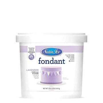 Satin Ice Fondant, Lavender, 2 Pound