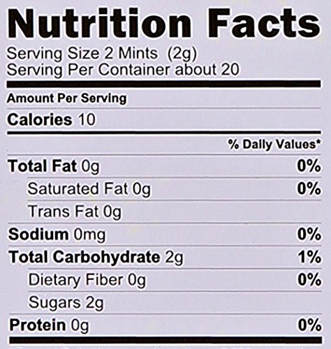Vermints All Natural Peppermint Candy, 1.41 Oz