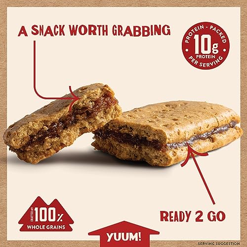 Kodiak Cakes Soft Baked Sandwich Breakfast Bar, Blueberry Oat, High Protein, 100% Whole Grains, 12 boxes with 4 bars each (48 ba