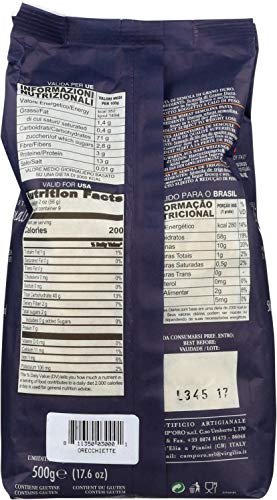 Camp Oro Le Regionali Orecchiette Pasta Pack of 4 Bag