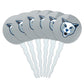 Daemen College Secondary Logo Cupcake Picks Toppers Decoration Set of 6