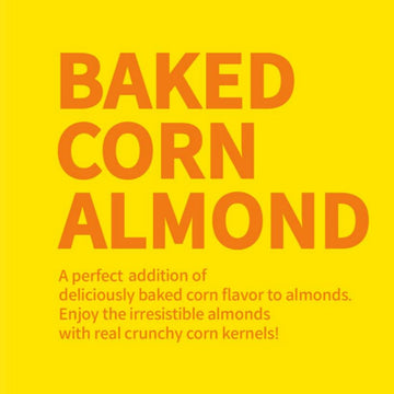 [Official Gilim Hbaf] Korean Baked Corn Seasoned Almond Nut | Kids, School, Lunch, Office, Work, Travel, Camping Party Snack | P