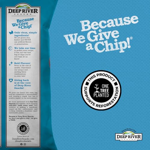 Deep River Snacks Sea Salt & Vinegar Kettle Cooked Potato Chips, 2 Ounce (Pack Of 24)