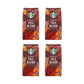 Starbucks Fall Blend Medium Roast Ground Coffee - 100% Arabica - 10 OZ (Pack of 4) - Brown and Red