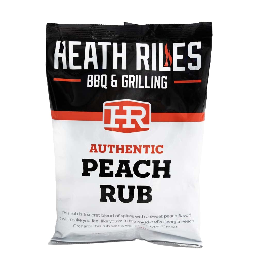 Heath Riles Bbq Rub - Peach Seasoning Rub, Champion Pitmaster Recipe, Legendary Rubs For Smoky Aroma & Grilling, 80+ Bbq Championships, 2 Lb./32 Oz.