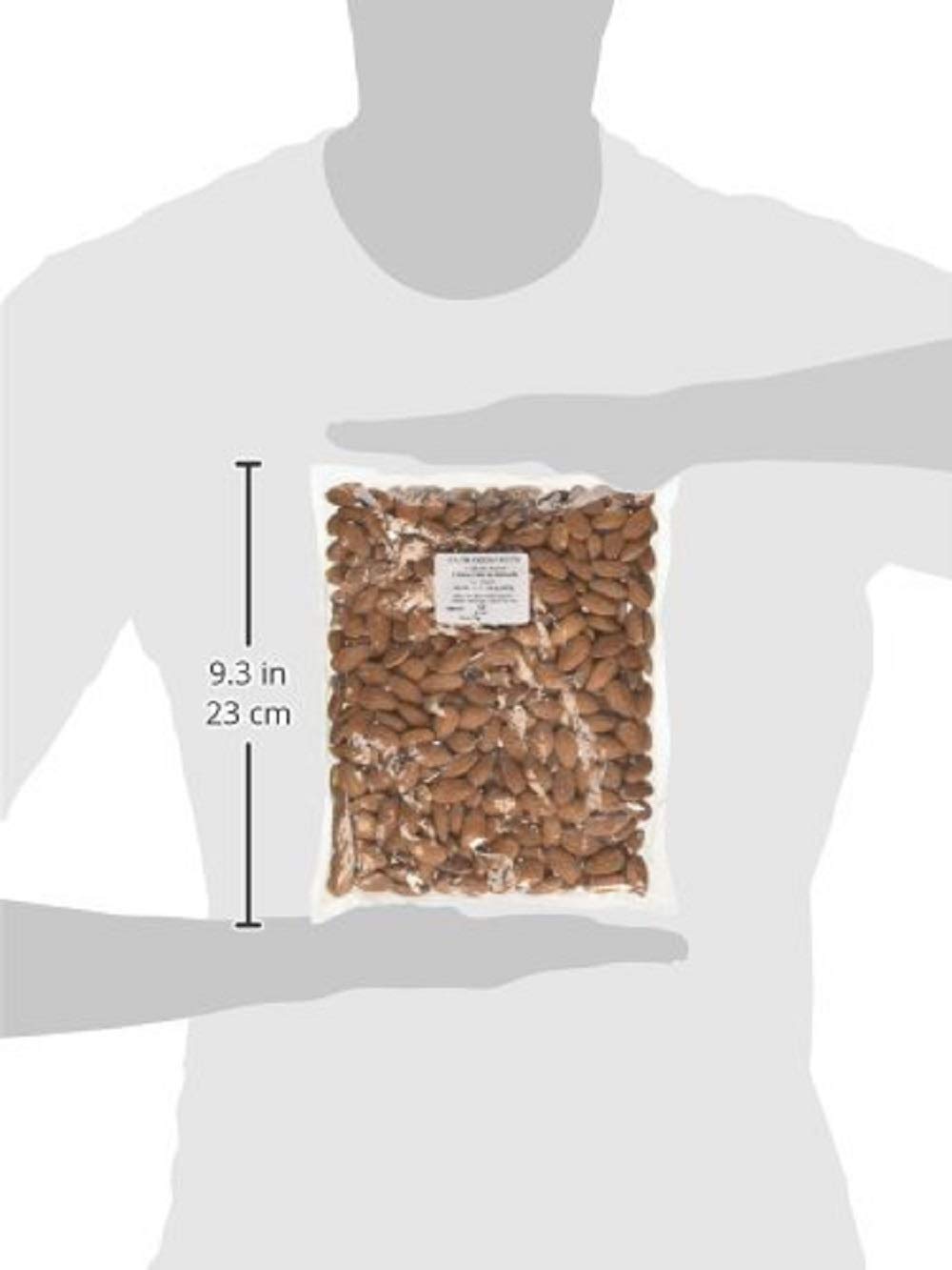 Dry Roasted Unsalted Nonpareil Supreme California Almonds (1 Lb.) - Vegan & Keto Friendly - Oven Roasted In Small Batches For Added Freshness - Farm Fresh Nuts Brand