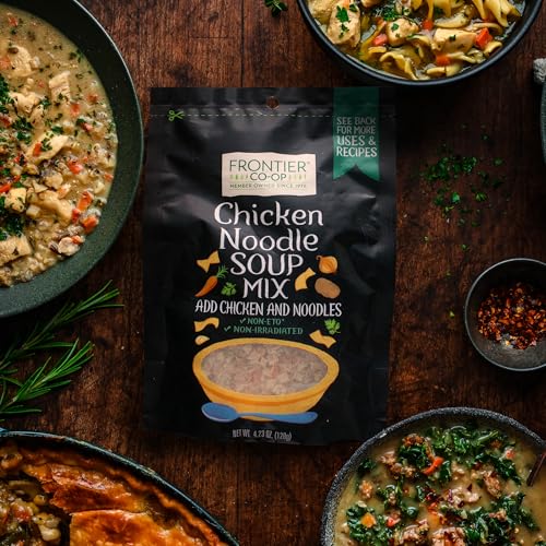 Frontier Chicken Noodle Soup Mix Pouch, 4.23 Ounce