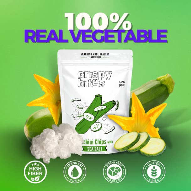 Baked Zucchini Chips, Oven Baked No Oil Added, Vegetable Crisps, No Sugar Added Gluten Free Healthy Snack, Vegan, Veggie Snack P