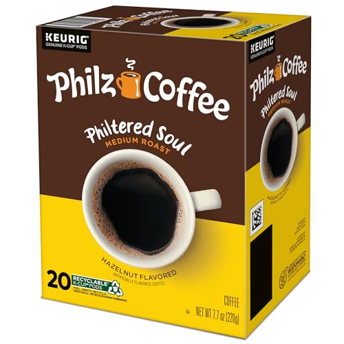Philz Coffee Philtered Soul K-Cup Pod Coffee, Single Serve Keurig K-Cup Pods, Medium Roast Coffee, 20 count