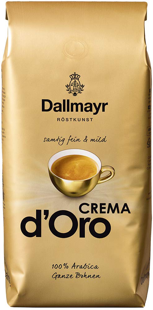 Dallmayr Crema D'Oro Mild Und Fein In Bohne, 1Er Pack (1 X 1000 G Beutel)