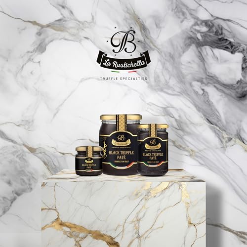 La Rustichella - Black Truffle Pat 9.88 oz (280 gr) - 100% Made in Italy | Vegan  Gluten-Free  Cholesterol-Free