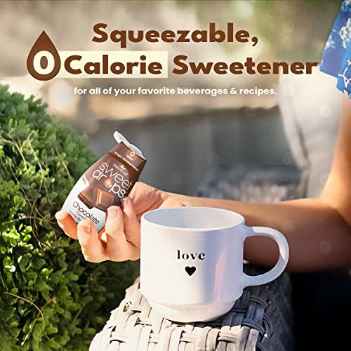 SweetLeaf Chocolate Liquid Stevia Sweetener, Zero Calories, Gluten-Free, Keto Friendly, 1.7 Fl Oz, Pack of 2