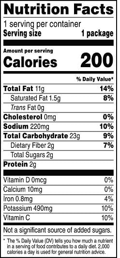 Miss Vickies Kettle Cooked Potato Chips  Spicy Dill Flavor  1.375 oz Bags  Pack of 8
