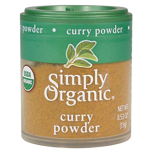 Simply Organic Curry Powder, Certified Organic | 0.53 Oz | Pack Of 6