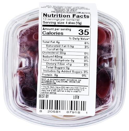 Fresh Pack Greek Olive Mix, Pitted, 5.3 oz