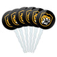 Colorado College Primary Logo Cupcake Picks Toppers Decoration Set of 6
